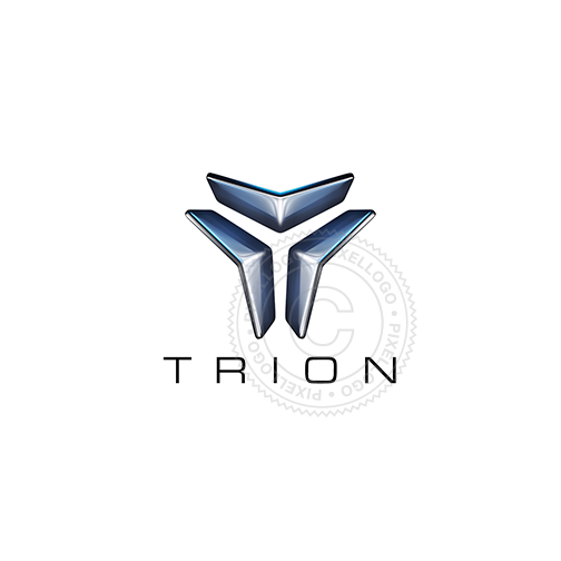 T 3D Logo - Gaming Logo design - Pixellogo