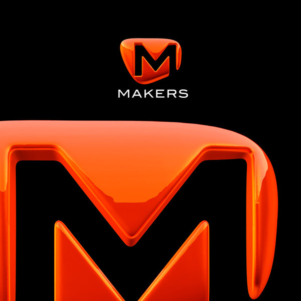 3D Logo Maker - Modern shiny M 3D Logo