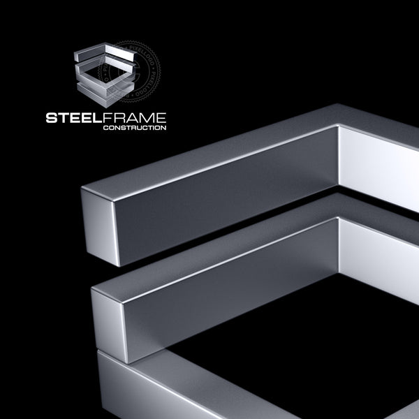 Steel construction 3D logo - Stock Logo