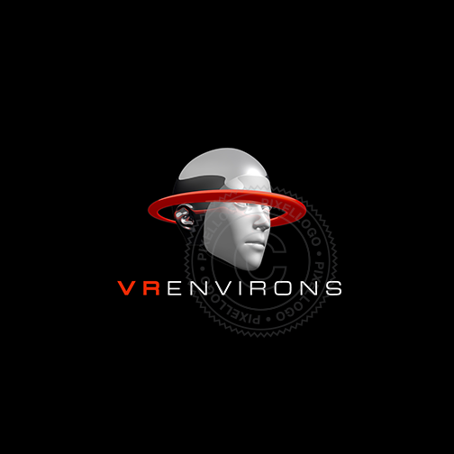 3D VR Technology Logo - Pixellogo
