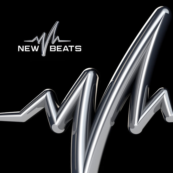 heart beat logo - 3d beats - Pixellogo