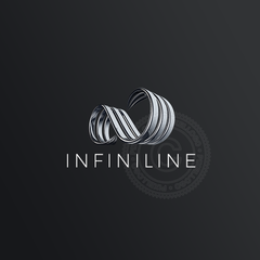 3D Infinity logo design