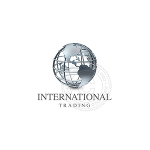International 3D Logo - World map logo