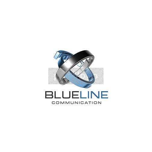 Blue Line Communication 3D - Pixellogo