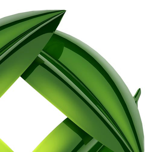 4 Green Leaf 3D - Pixellogo