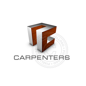 3D carpenter logo - Letter C | Pixellogo