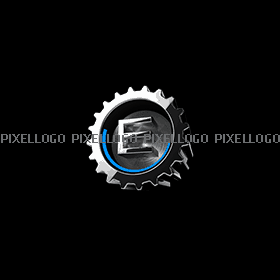 Free Rotating Gear Logo - Pixellogo