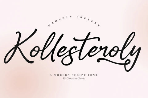 Kollesteroly Free font - Pixellogo
