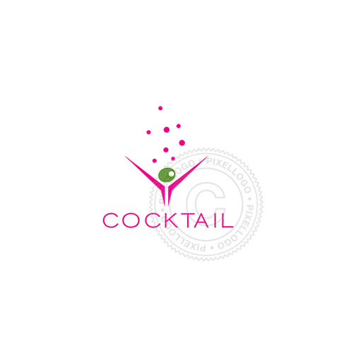 Martini bar Logo - Pixellogo