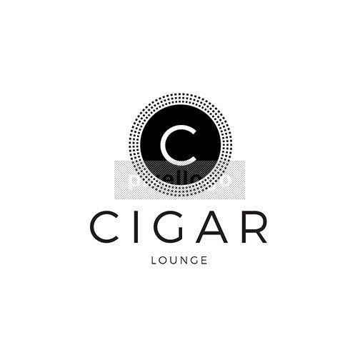 Cigar Lounge - Pixellogo