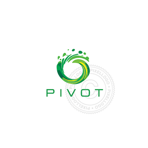Green Wave Logo - Pixellogo
