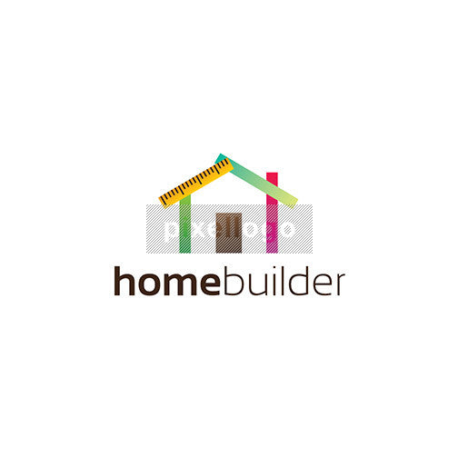 House Builder Logo - Pixellogo