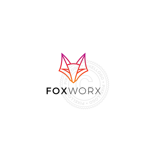 Fox Line - Pixellogo