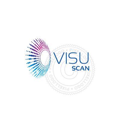 Eye Logo - Visual Scan - Pixellogo