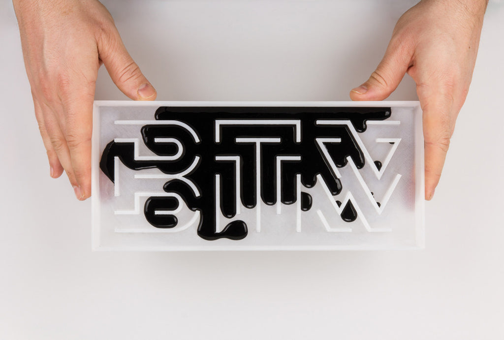 Material Behaviour Typography by Thomas Wirtz