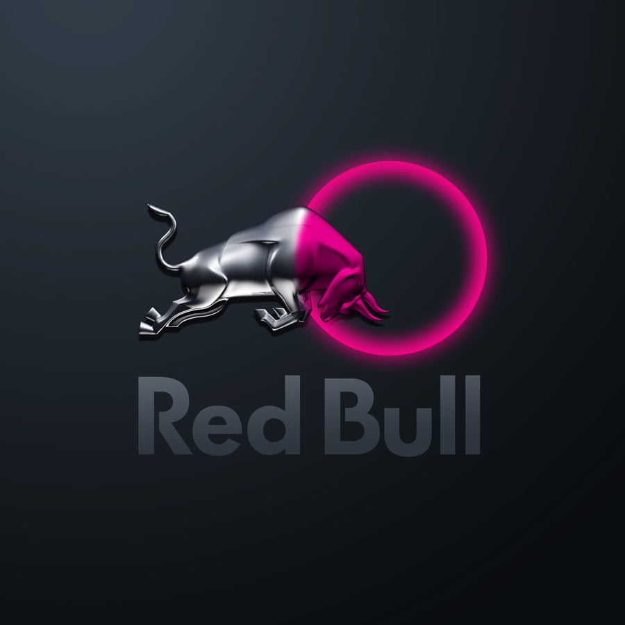 Red bull logo 3D design - 3D Logo Makers - Creating RedBull 3D logo