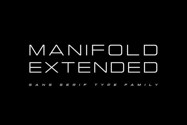 Manifold Extended Free Font - Pixellogo