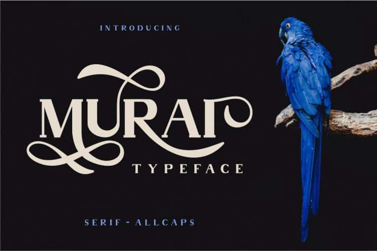 Murai Typeface Free Font - Pixellogo
