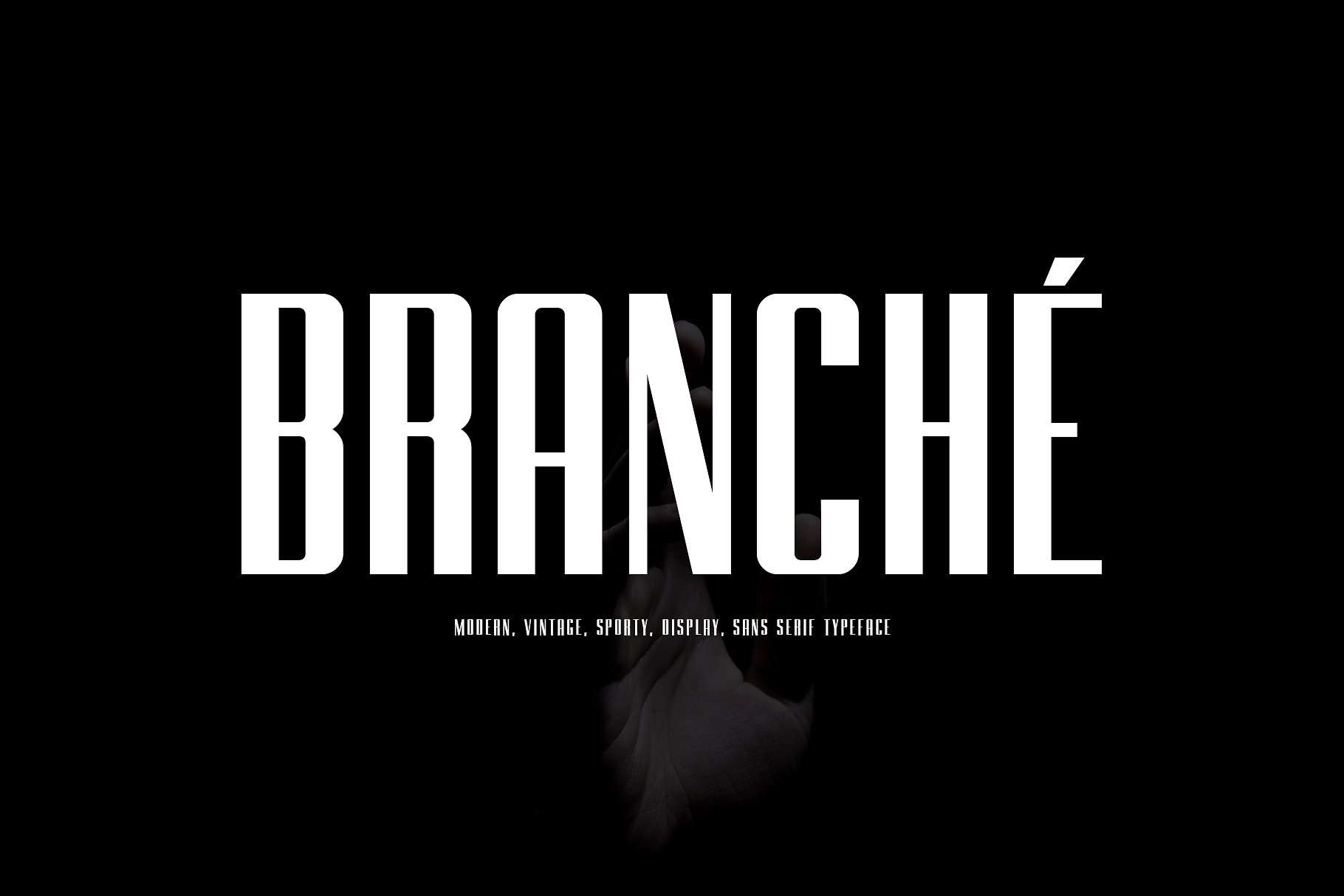 Branche  Typeface Free - Pixellogo