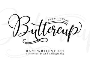 Buttercup Script Free Font - Pixellogo