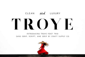 Troye-Free-Font - Pixellogo