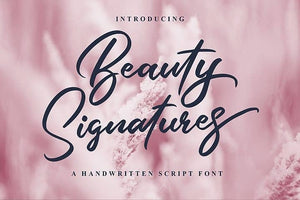 Beauty Signature Free Font - Pixellogo