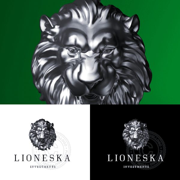 Lion Logo 3D - 3D Logo design - Logo Maker - Pixellogo
