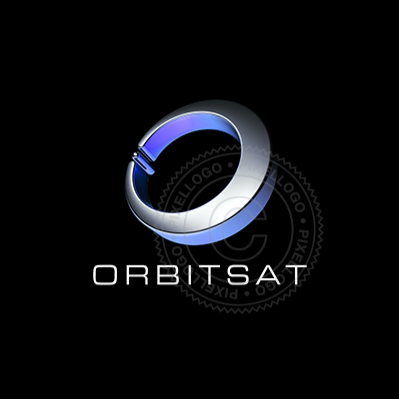 Orbit Satellite Logo - Pixellogo