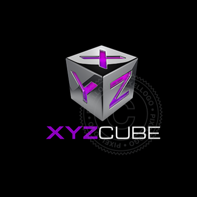 XYZ 3D printing logo - Pixellogo