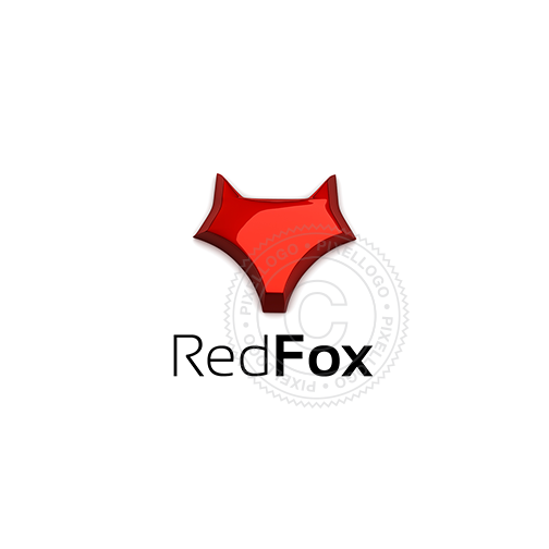 Red Fox 3D Logo - 3D PSD logo | Pixellogo Pixellogo