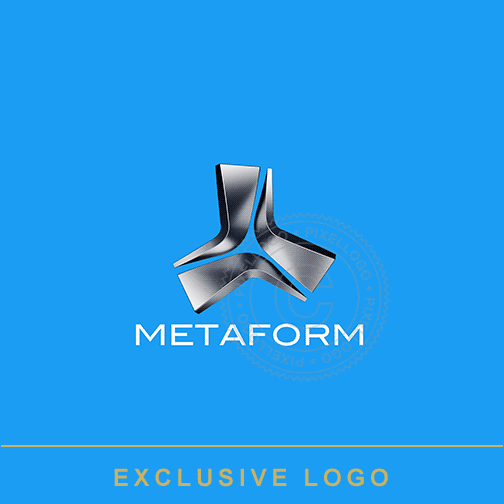 Scrap Metal logo 3D | Pixellogo