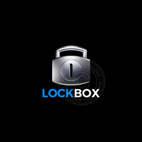 3D Steel Lock logo - Lock 3D Logo Maker - Pixellogo