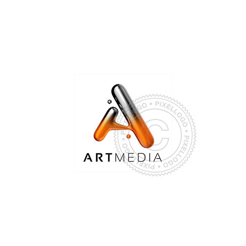  modern minimalist 3D A Logo 
