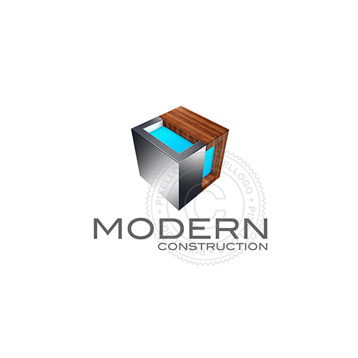 Modern Construction Studio - Pixellogo