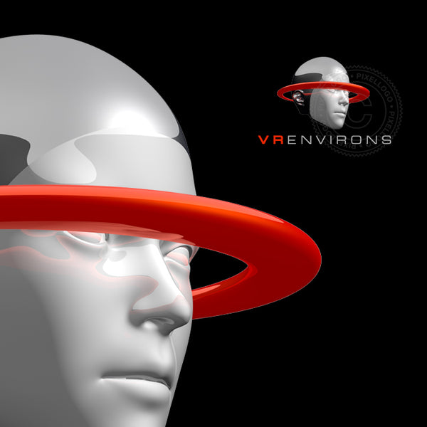 3D VR Logo - Virtual Reality 3D Online logo maker | Pixellogo
