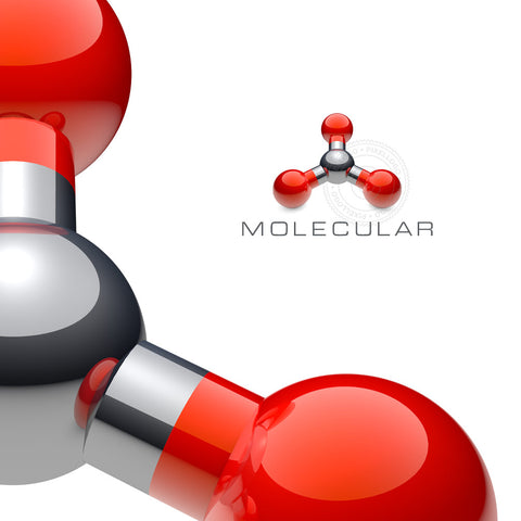 Molecule 3D logo- Pixellogo