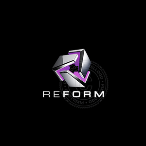 Re-Form 3D Printing Logo - Pixellogo