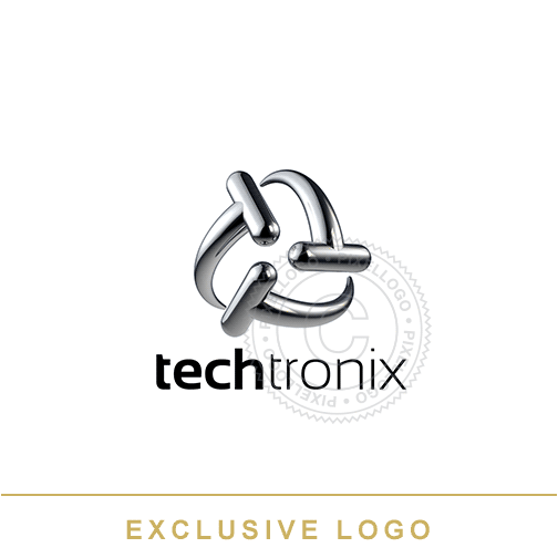 T 3D Logo - Technology Logo