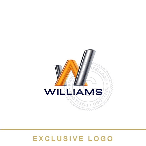 W 3D Logo - Williams 3D Logo - Pixellogo