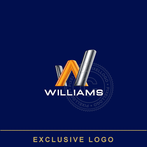 Williams 3D W Logo - Pixellogo