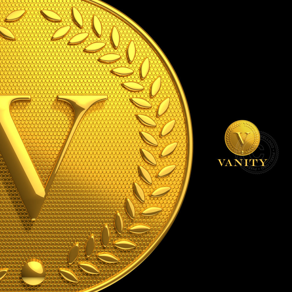 Valentino 3D logo - Gold Coin - 3D Logo Maker Online | Pixellogo