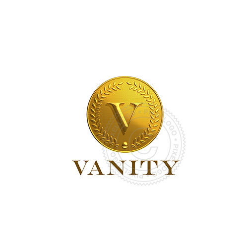 Valentino 3D logo - Gold Coin - 3D Logo Maker Design | Pixellogo