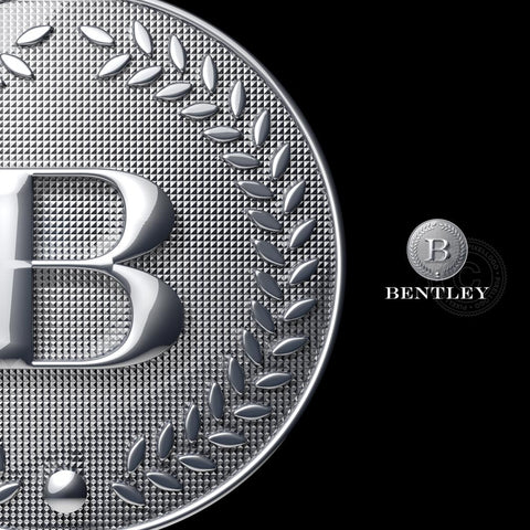 Bentley 3D logo - 3D Logo maker - 3d silver Medal - Pixellogo