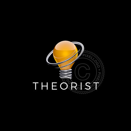 3D Light bulb logo - Creative idea logo | Pixellogo.com