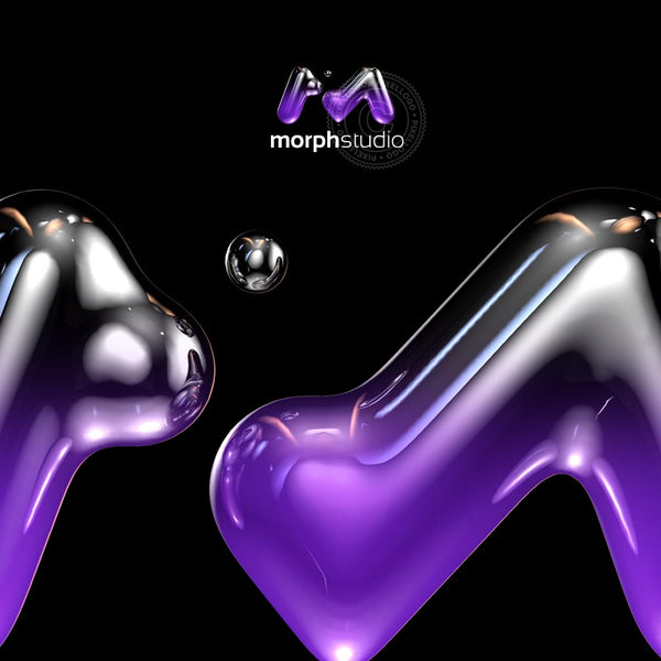M 3D Logo - Liquid Metal 3D Logo Maker | Pixellogo