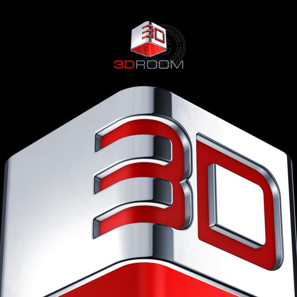 3D VR Metal Box logo - 3D software logo | Pixellogo