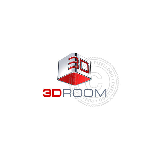 3D VR Box logo | Pixellogo