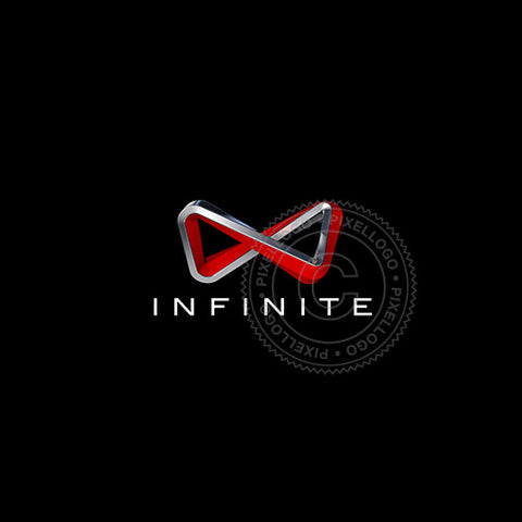 Infinite 3D Printing Logo - Metal 3D infiniti logo | Pixellogo