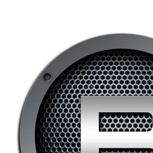 3D Speaker Audio Logo - Pixellogo