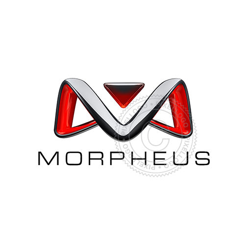 M 3D Logo - Morpheus Logo design